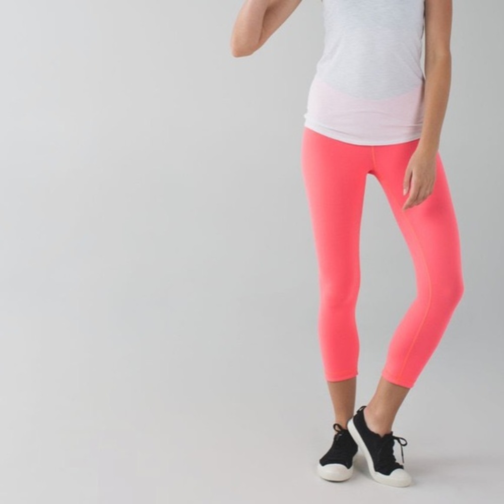 Lululemon Wonder Under 21’ reversible mid rise sz6